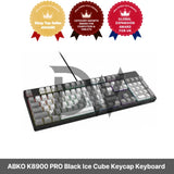 ABKO K8900 PRO Black Ice Cube Keycap Gaming Keyboard Kyle Optical Axis Click Model