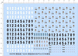 1/64 Decals USA US police 911 for model kits 66098 Model