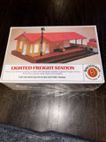 HO Scale Building Structure Bachmann Lighted Freight  Kit Station No. 46216 Model
