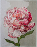 Cross Stitch Kit "Graceful beauty", size 9.1x12.2 in (23.0x31.0 cm) Model