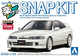 AOSHIMA 1/32 RAKUPLA SNAP KIT SERIES No.22-CW HND DC2 Integra TYPE R(White) Model