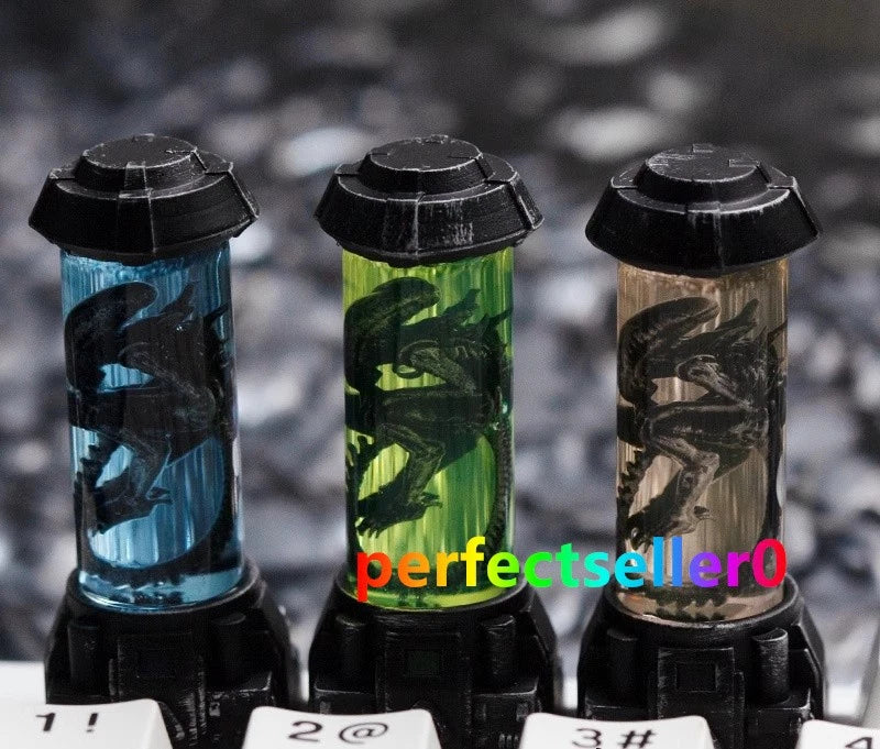 Alien Petri Dish Single Keycaps Cherry MX ESC Translucidus Gifts For Keyboards Model