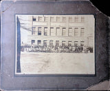 Vintage Antique Board Photograph School Group 1921 High School Portrait Model