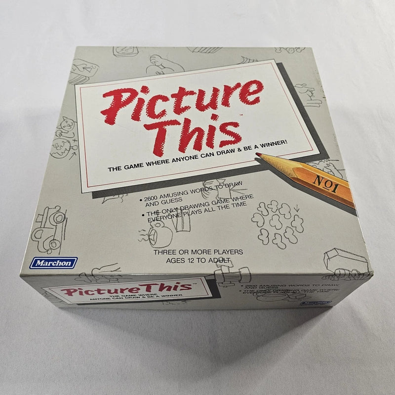 Vintage Picture This Board Game By Matchon Inc. 1987 UNUSED New Open Box READ? Model