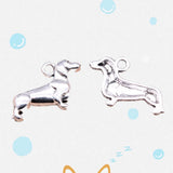 120 Pcs Multicolor Tibetan Silver Dog Charms 20X15MM Diy Jewelry Making L10916 Charms