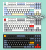 [Hansung] GK893B PRO DONGREE KEYCAP, Non-Contact (87 keys, Wired/Wireless) Model