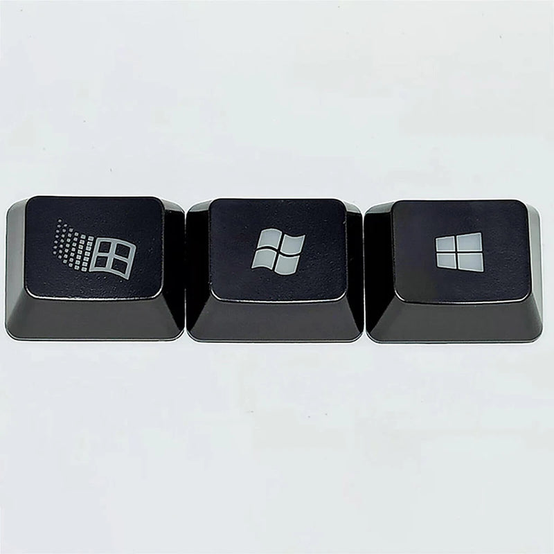 ABS Light Keycap Key Cap Ctrl Win Alt 1.25x R1 Win 98 XP Win10 Logo for Keyboard Model