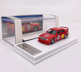 LMLF 1/64 Scale Mercedes Benz 190E 35# EVO Red Pig Diecast Model Car Gifts Model
