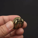 1 Pc Solid Brass Turtle Statue Ornament Turtle Tea Pet Decoration Collectibles* Model