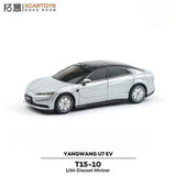 XCARTOYS 1/64 Scale BYD YANGWANG U7 EV Silver Diecast Car Model Toy Gift NIB Model
