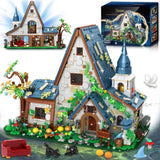 Magic Stone House Building Block Set for Girl 812 2666Pcs Architecture Kit Model