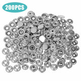200X Snap Fastener Stainless Steel Boat Canvas Screw Press Stud Cover Button Kit Model