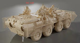 1/35 Scale Crew of Soviet BTR80 Soldiers 5 Figures Unpainted Resin Model Model