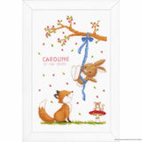 Vervaco cross stitch kit "Forest friends II", counted, DIY Model