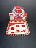 Vintage Build A House Toy House Kit Box O Scale 1950s Train Layout Bachman Bros Model