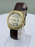 Wittnauer Vintage Perpetual Calendar Manual Wind Watch New Crystal & Strap 1970 Model