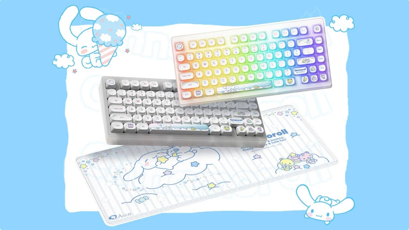 Akko X Cinnamoroll ACR TOP75B - Pudding Keycaps Model