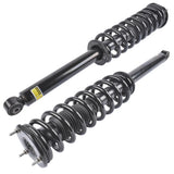 Pair Rear Suspension Coil Spring Shock Strut Assys Fits Tesla Model S 11-16 RWD Model