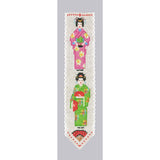 Le Bonheur des Dames bookmark counted cross stitch kit "Japanese", 5x20cm, DIY Model