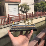 1/64 Scale Parking Diorama Miniature Model Display Case Decor Ornament Prop Gift Model
