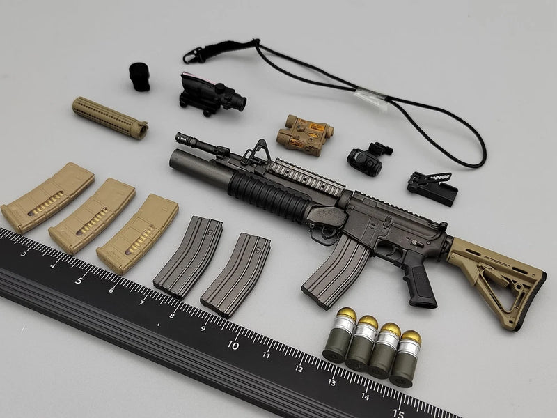DAMTOYS DAM 78056 1/6 Scale Marine Force Recon Combat Diver M4A1 Rifle Set Model Model
