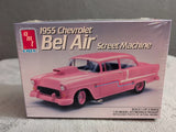 AMT 6001 1/25 Scale 1955 Chevrolet Bel Air Street Machine~ U~Plastic Model Kit Model