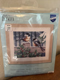Vervaco WINTER BIRDS Blue Tit Cross Stitch Kit DIY Counted Embroidery Vogels NEW Model