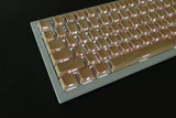 Backlit Birch Wood Imitation Keycap Set | Cherry MX | Mechanical Keyboard | PBT Model