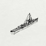 MRY-SFW SSC247 1/200 Somers-class Davis Destroyer DD-395 1942 Military Model Kit Model