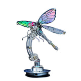 Mostarle Cyberpunk Dragonfly 3D Metal Puzzle, DIY Mechanical Model Kit for Te... Model