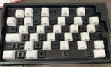 Spare Keycaps - (Crystal White Jelly Themed) - Keyboard keycaps. Model