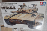 Tamiya Merkava Israeli Main Battle Tank 1:35 Tan Plastic partially assembled Kit Model