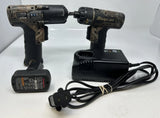 Snap-On Tools Set Of 2 Drivers Impact & Screwdriver With One Battery & Charger Model