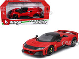 FERRARI F80 RED 1/24 DIECAST MODEL CAR BY BBURAGO 26034 Model