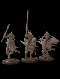 Exodite dragon Knights 3 proxy models Assembly Is Required 70x40 Bases Included Model
