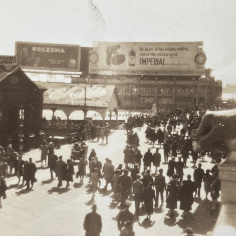 Vintage Snapshot Photo Noxzema Ad Atlantic City, NJ Board Walk 1930s  N1 Model