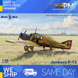 Mikro Mir 48-021 - 1/48 - Junkers J13 German military aircraft Plastic Model Kit Model