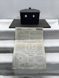 PIKO G-Scale ~ Brads Fishing Cabin, Building Kit ~ 62262 Partial Built Model