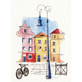 RTO stamped Satin Stitch Kit "Paint by Threads" DT-M010, 15x21 cm, DIY Model