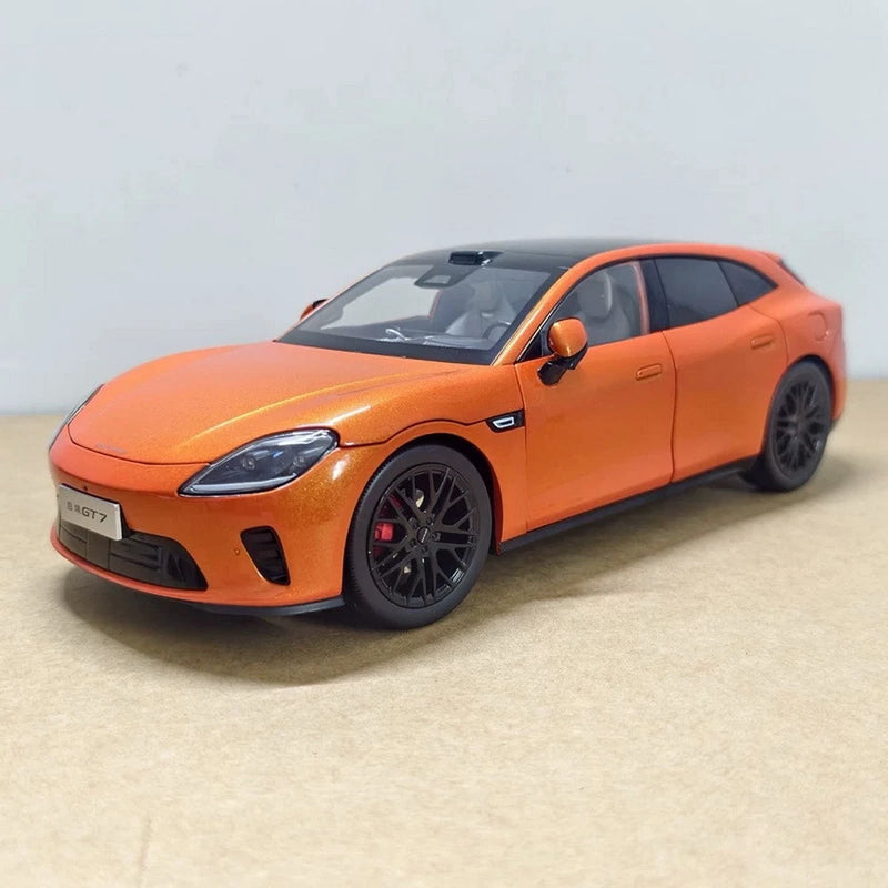 1/18 Scale GAC AISTALAND GT7 Orange Diecast Car Model Collection Gift Toy NIB Model