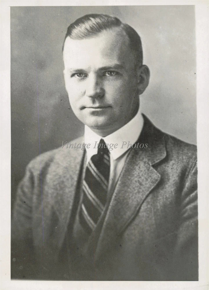 1934 Booth Henry Snavely New Castle School Board Birth Control Photo 5X7 Model