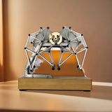 Vintage Metal Four Legs Walking Engine Model Kits Mechanical Toys Craft GiftlT Model
