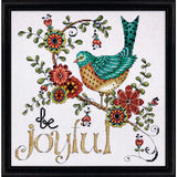 Design Works counted cross stitch kit "Be Joyful", 25x25cm Model