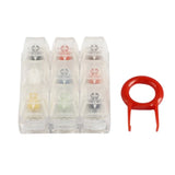 9 Slot Switches Tester Featuring Contrasting Keycaps And Clear Housing Model