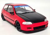 Solido 1/18 Honda Civic EG6 Spoon Version Red Diecast Scale model car Model