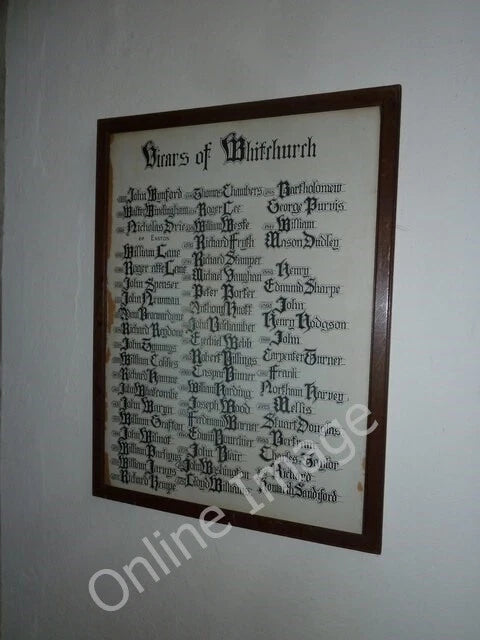 Photo 6x4 Whitchurch-All Hallows: incumbency board Tufton/SU4546  c2011 Model