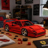 1:8 Scale Ferrari F40 Supercar Building Block Model Kit - 4026 Pieces Model