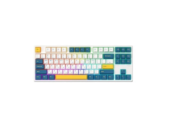 ABKO KN02C Three Color Injection PBT Tenkeyless Contactless Gaming Keyboard Model