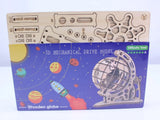 NEW 3D Mechanical Drive Model Wooden Globe Puzzle Art Hobby Toy Craft Sealed Model