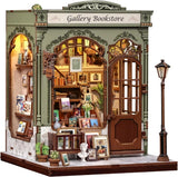 CUTEBEE Book Nook Kit - DIY Miniature House Dollhouse Kit for Adults Model